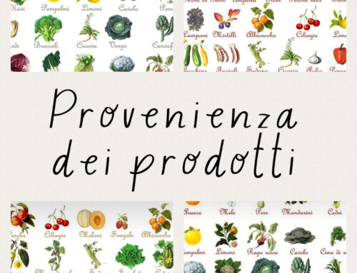 Provenienza dei prodotti